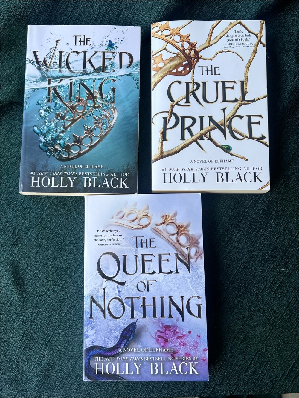 The Wicked King / The Cruel Prince / The Queen of Nothing by Holly Black - Set